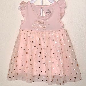 “Hello Lovely” pink tulle dress